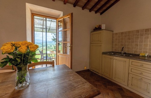Pomarance Other | Agriturismo San Carlo - I reucci Bilo apartment with pool and garden