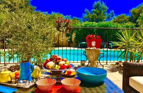 Les Angles Villa | Air-conditioned villa with private pool 5km from Avignon center
