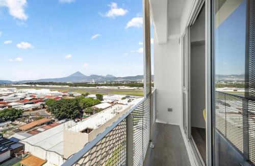 Zona 13 Apartment | Airport and Volcano Views from 11th Floor Apartment