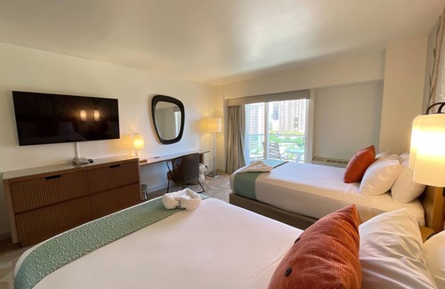 Ala Moana Hotel | Ala Moana Hotel 13th FL R0 Studio - 2Double Beds 4Person