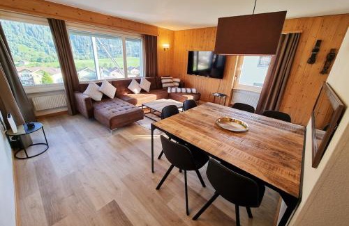 Disentis Apartment | Alpine Retreat & Sauna