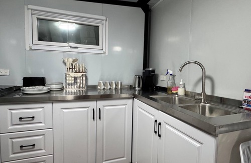 Valinda Resort | Amazing resort with AC in La Puente - 2 bedrooms container house