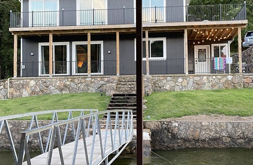 Gravois Mills House | Amazing views from the patio and upper deck! Just steps down to a private dock!