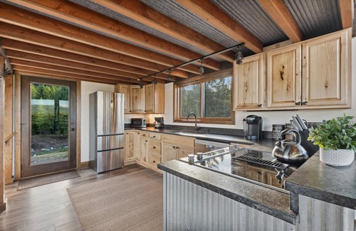 Whitefish House | Amazing views! Plus a Private Guest House! Grill!