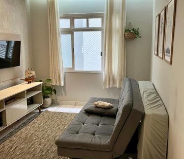 Boqueirao Apartment | AP Boqueirao - Uma quadra da praia em Santos Canal 3