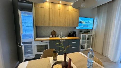 Wladyslawowo Apartment | Apartament Morska Melodia z balkonem i miejscem do pracy zdalnej