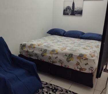 Furnas Apartment | Apartamento 1 no Tremembé quarto cozinha banheiro