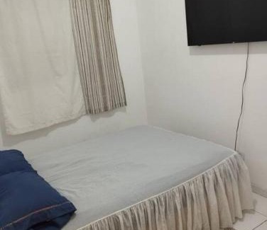 Furnas Apartment | Apartamento 2 no Tremembé quarto cozinha banheiro