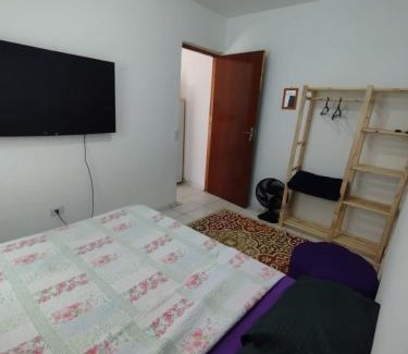 Furnas Apartment | Apartamento 8 no Tremembé quarto cozinha banheiro