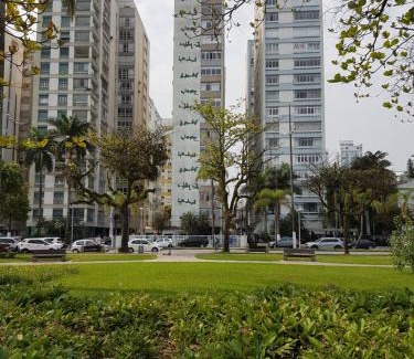 Boqueirao Apartment | Apartamento em frente a Praia do Embaré - Santos