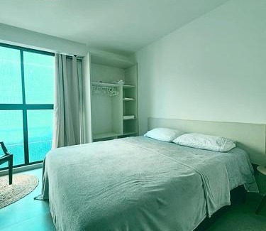 Intermares Apartment | Apartamento Flat, Incrível, 250 M da Praia
