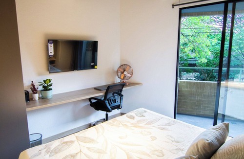 Laureles - Estadio Hotel | Apartamento Medellín con Vista al Exterior