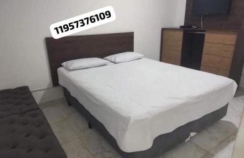 Sao Vicente Apartment | Apartamento mobiliado prédio frente ao mar