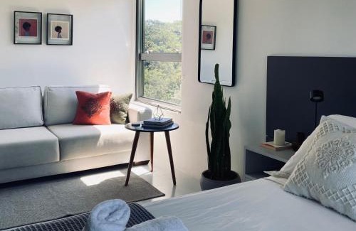 Itajai Apartment | Apartamento moderno no MaxHaus Praia Brava Piscinas, Academia e Vista Verde