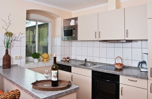 Stenderup Apartment | Apartment courtyard - Ferienhof Börsby - Apartment courtyard