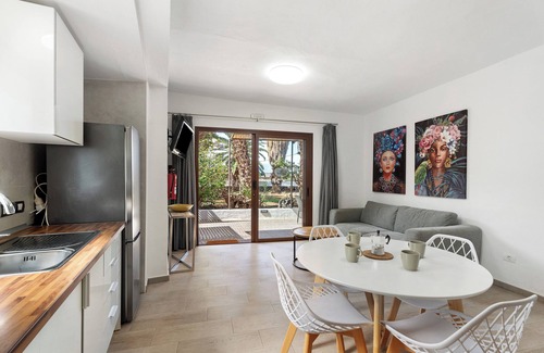 Las Puntas Apartment | Apartment 'Finca Wapa - Apartamento Bahia' with Sea View, Wi-Fi and Air Conditioning