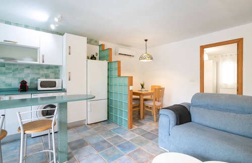 Cabo de las Huertas Apartment | Apartment "La Casita del Faro" with Sea View, Terrace & Wi-Fi
