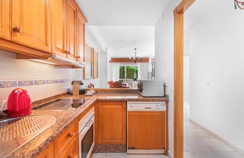 Islantilla Apartment | Apartment 'Las Arenas' with Shared Pool, Private Terrace and Wi-Fi
