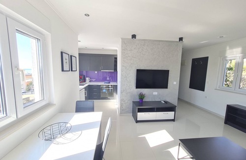 Bidol Apartment | Apartment Pivac - New, large one-bedroom apartment with balcony