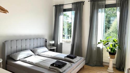 Linn Apartment | Apartment Savanna im historischen Stadtkern Linn in Krefeld, nähe Düsseldorf Messe, Airport, Parkmöglichkeiten direkt vor dem Haus
