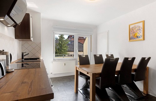 Bad Wildungen Apartment | Apartment 'Schneider' with Balcony and Wi-Fi