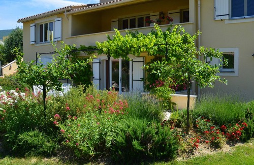 Montbrun-les-Bains Apartment | Apartment 'Villa Fleury Studio' with Mountain View, Private Terrace and Wi-Fi