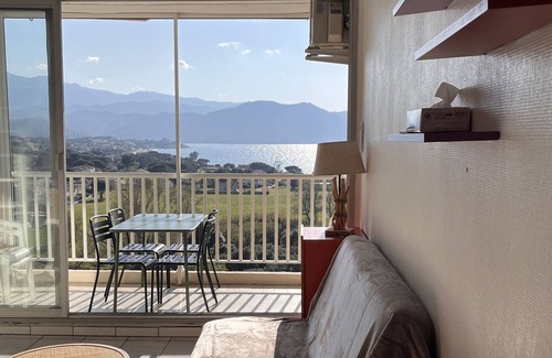 Patrimonio Apartment | Apartment with breathtaking views of the Golf de Saint Florent and the Agriates.