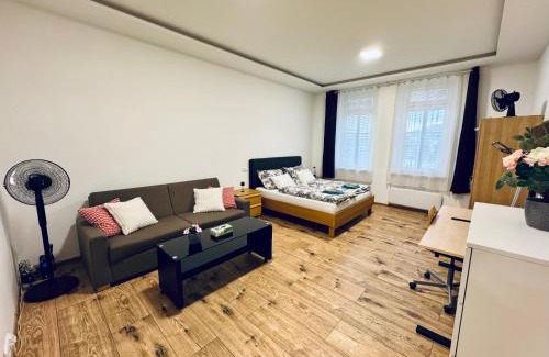 Brno-stred Apartment | Apartment with Workspace and TV