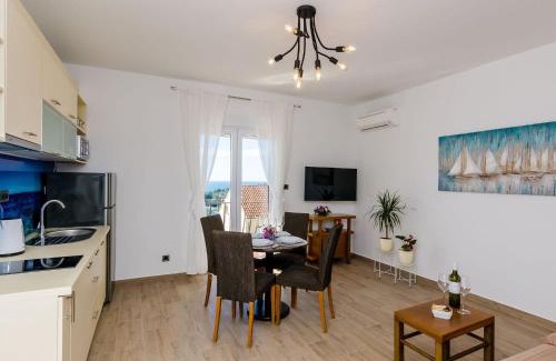 Brasina Apartment | Apartments Knego - Comfort One Bedroom Apartment with Balcony and Sea View