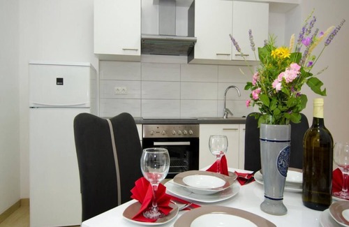Orebic Apartment | Apartments Vesela - One Bedroom Apartment with Balcony and Sea View