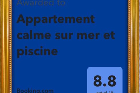 Plage des Nations Apartment | Appartement calme sur mer et piscine