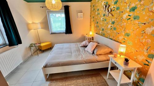 Maisieres Apartment | Appartement proche Pairi Daiza 6pers terrasse et jardin