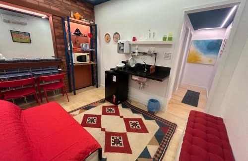 Vidigal Apartment | Apt Blue Vidigal com Closet Amplo, Paz e Estilo