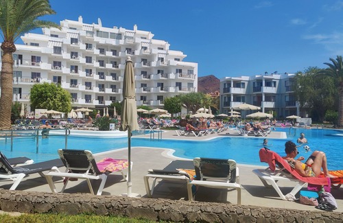 Los Cristianos Apartment | Apt. In a Hotel With Heated Pools. Relaxing. Sun on balcony most of the day.