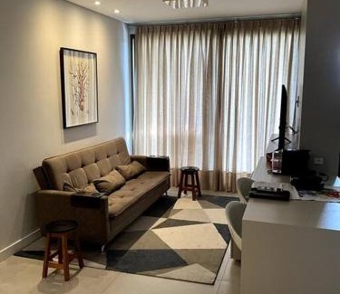 Jurere Apartment | Apto Elegante com Localização Privilegiada e Rooftop incrível