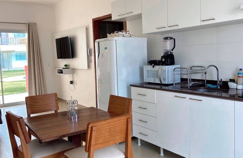 Canoa Quebrada Apartment | Apto térreo com varanda para piscina
