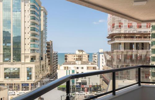 Centro Apartment | Apto vista mar c/churrasq. em Itapema GBL601