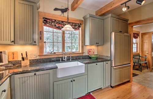 Franconia House | Architect-Designed Franconia Home: Hot Tub & Views