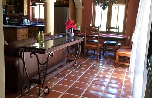 Nopolo Villa | Artfully decorated villa steps from the beach and golf course in Loreto Bay.