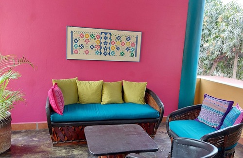 La Manzanilla House | Artistic, multi-level home minutes walk to the beach, shops and restaurants
