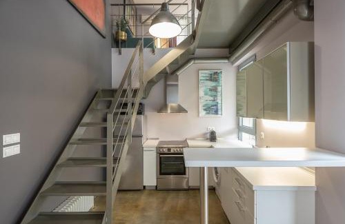 Gazi Apartment | Artsy Urban Loft in Athens