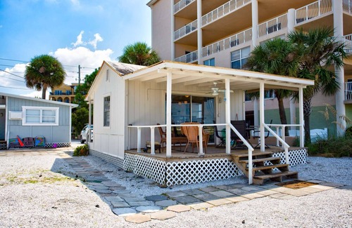 Treasure Island House | As Close to the Gulf as Allowed! The View from the Porch is Amazing. Step on to the Sand.