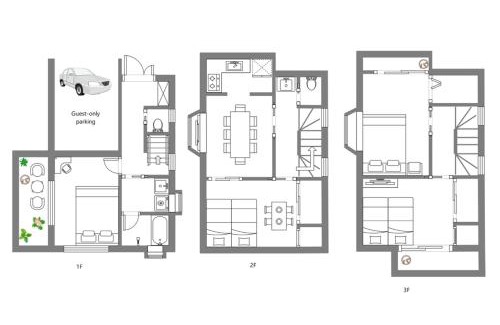 Katsushika House | Asakusa,Ginza,Ueno,Skytree,Stn&Conv 1min ,Family suite,45 Mins to Airport,Kiyoka Villa 清禾