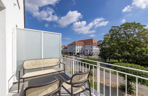Alt-Travemunde/Ronnau Apartment | Atlantic Grand Hotel - Appartement Plus mit Balkon Oder Veranda