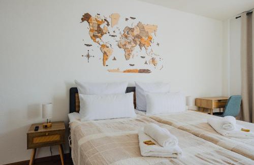 Dinslaken Apartment | ATLAS Apartment Dinslaken, 3 Zimmer, Zentrum, Nähe Bahnhof, Balkon