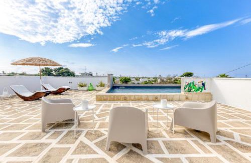 Marina di Mancaversa Apartment | Attico Vinci con piscina
