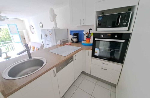 Le Gosier Apartment | Au Bourg Appartement Jusqu'à 4 Personnes vue mer et Piscine
