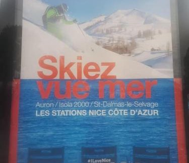 Saint-Etienne-de-Tinee Apartment | Auron, 2 pièces meublé, coin montagne,6 couchages