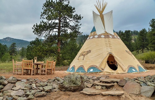 Lake George RV Rental | Authentic Tipi Glamping at Bison Peak Lodge [#3]