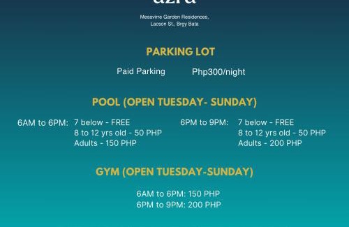 Bantud Hacienda Apartment | AZRA Bacolod at Mesavirre Garden Residences